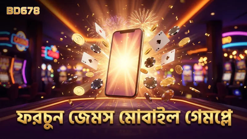 ফরচুন জেমস মোবাইল ইন্টারফেসে গেমপ্লে সুবিধা