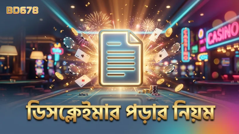 ডিসক্লেইমার পড়ার ধাপে ধাপে নিরাপত্তা নিশ্চিত হয়