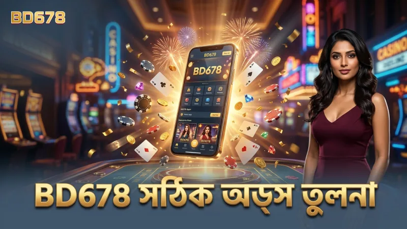 BD678 প্ল্যাটফর্মে সঠিক অডস তুলনা বাজির ঝুঁকি কমায়।