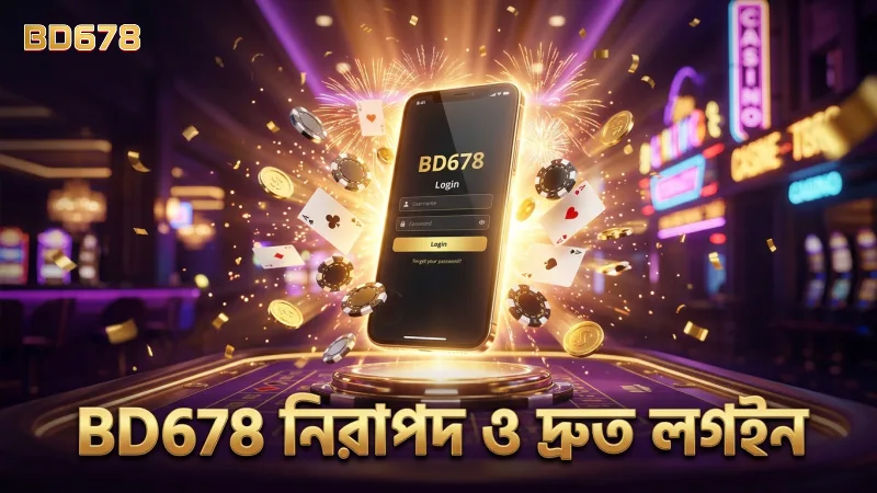 BD678 এর নিরাপদ লগইন ও দ্রুত খেলার সুবিধা নিন