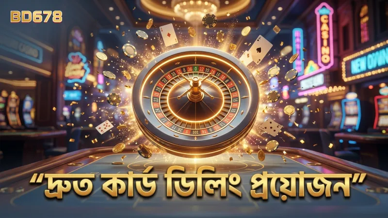 স্পিড ব্যাকারাটে দ্রুত কার্ড ডিলিংয়ের গুরুত্ব স্পষ্ট।